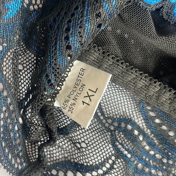 Blue Lace Bralette 1XL - Picture 5 of 6